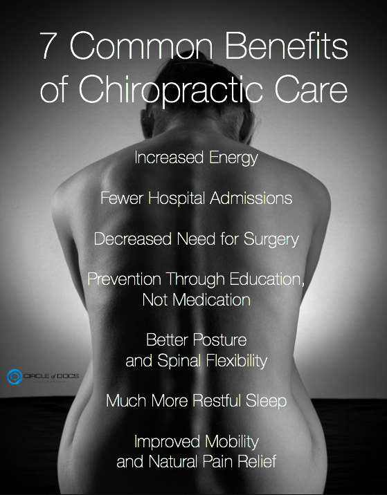7 Benefits of chiropractic